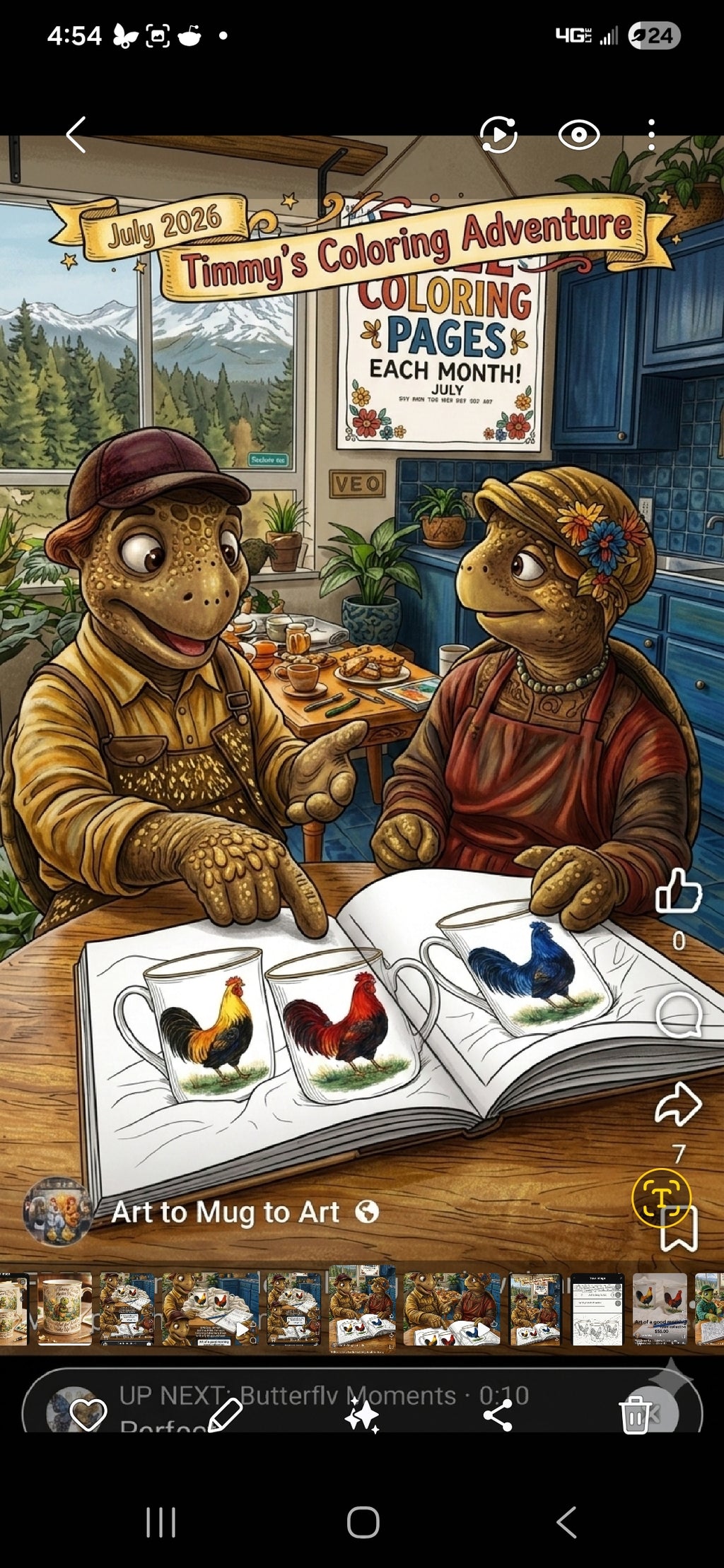 Timmy Turtle's Adventures Digital Coloring Book