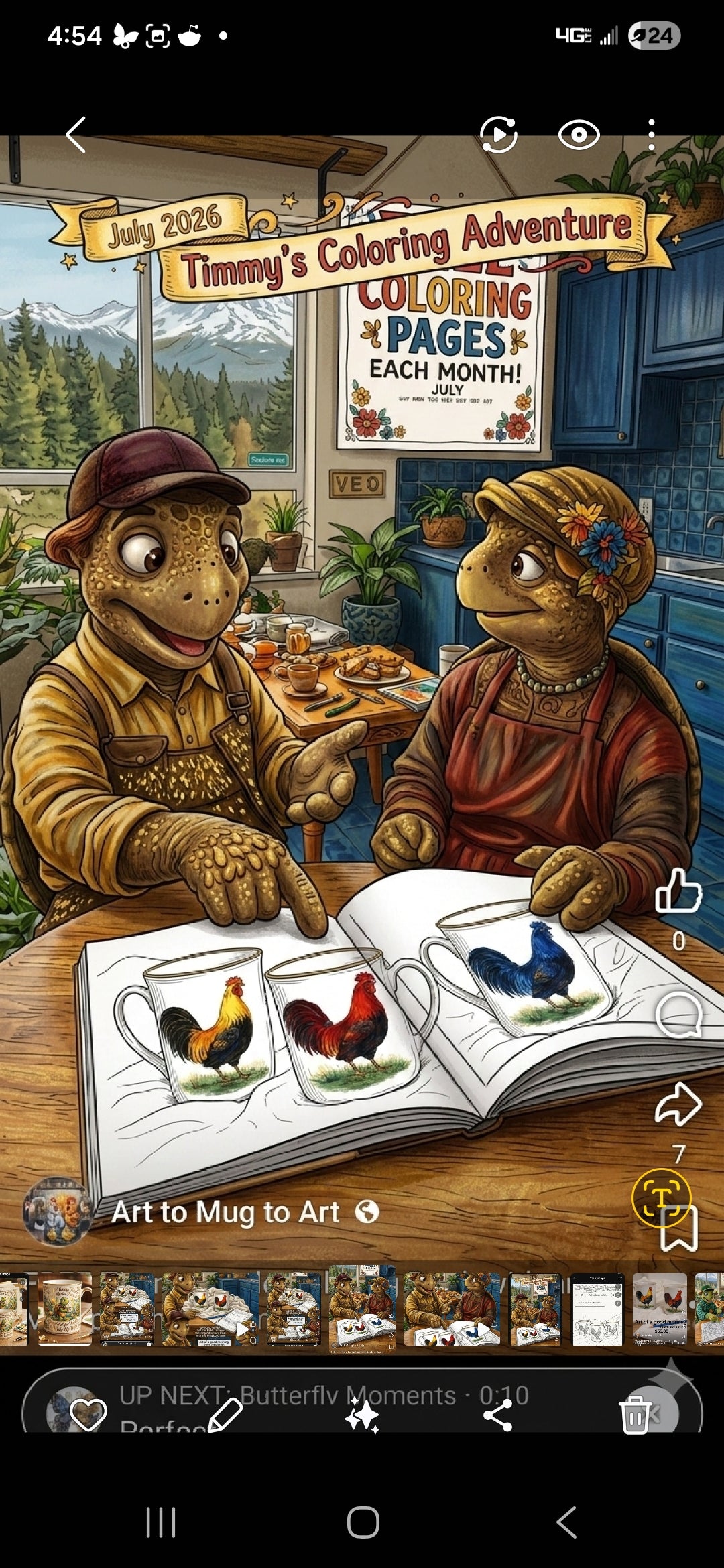 Timmy Turtle's Adventures Digital Coloring Book