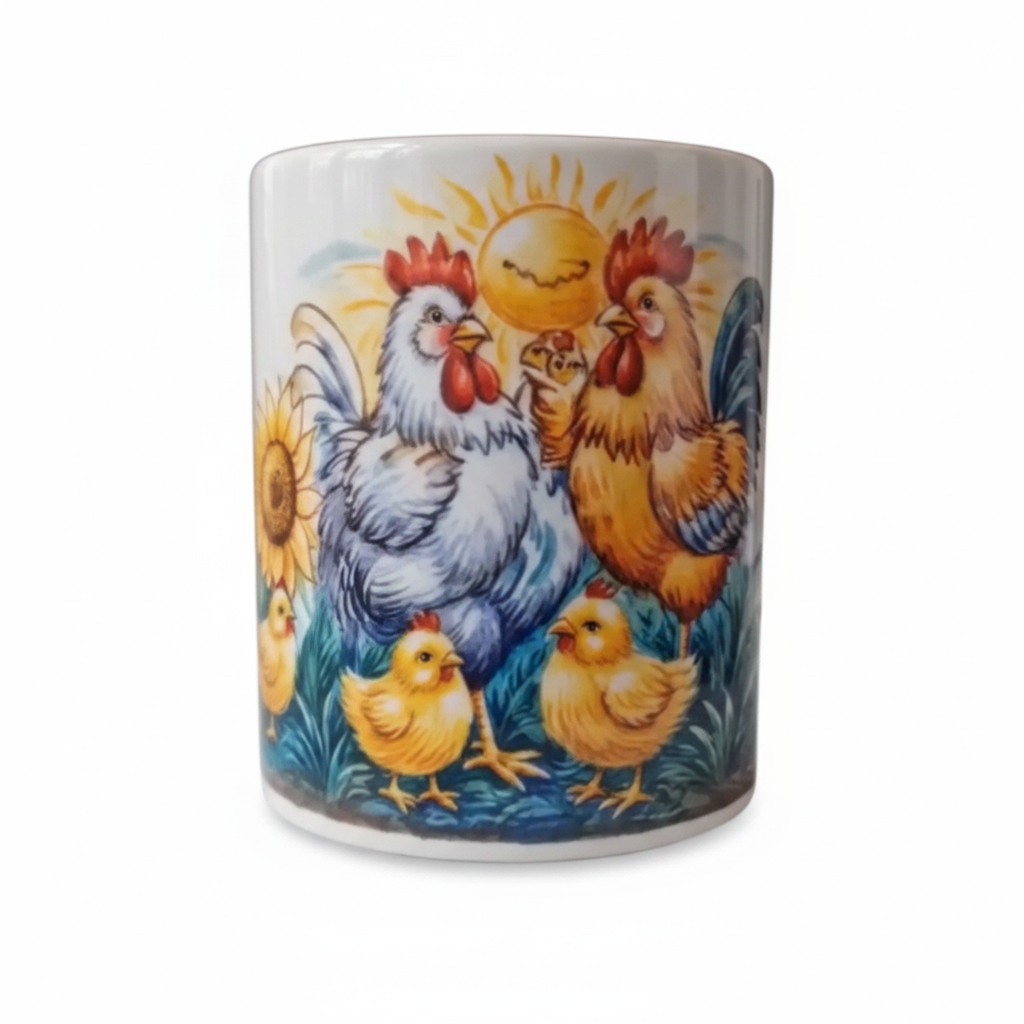 Sunrise Family Mug-Art to Mug to Art