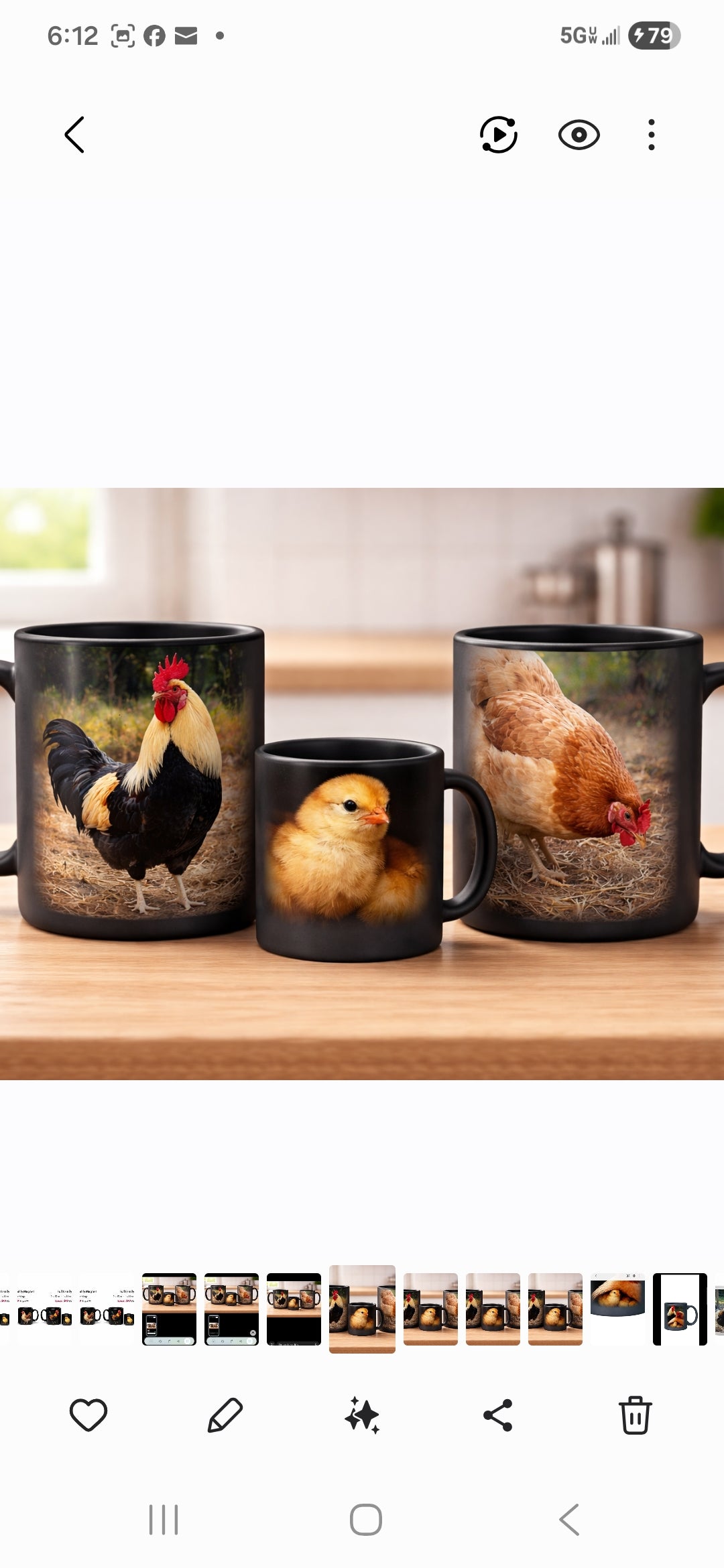 Chicken Family - full set.