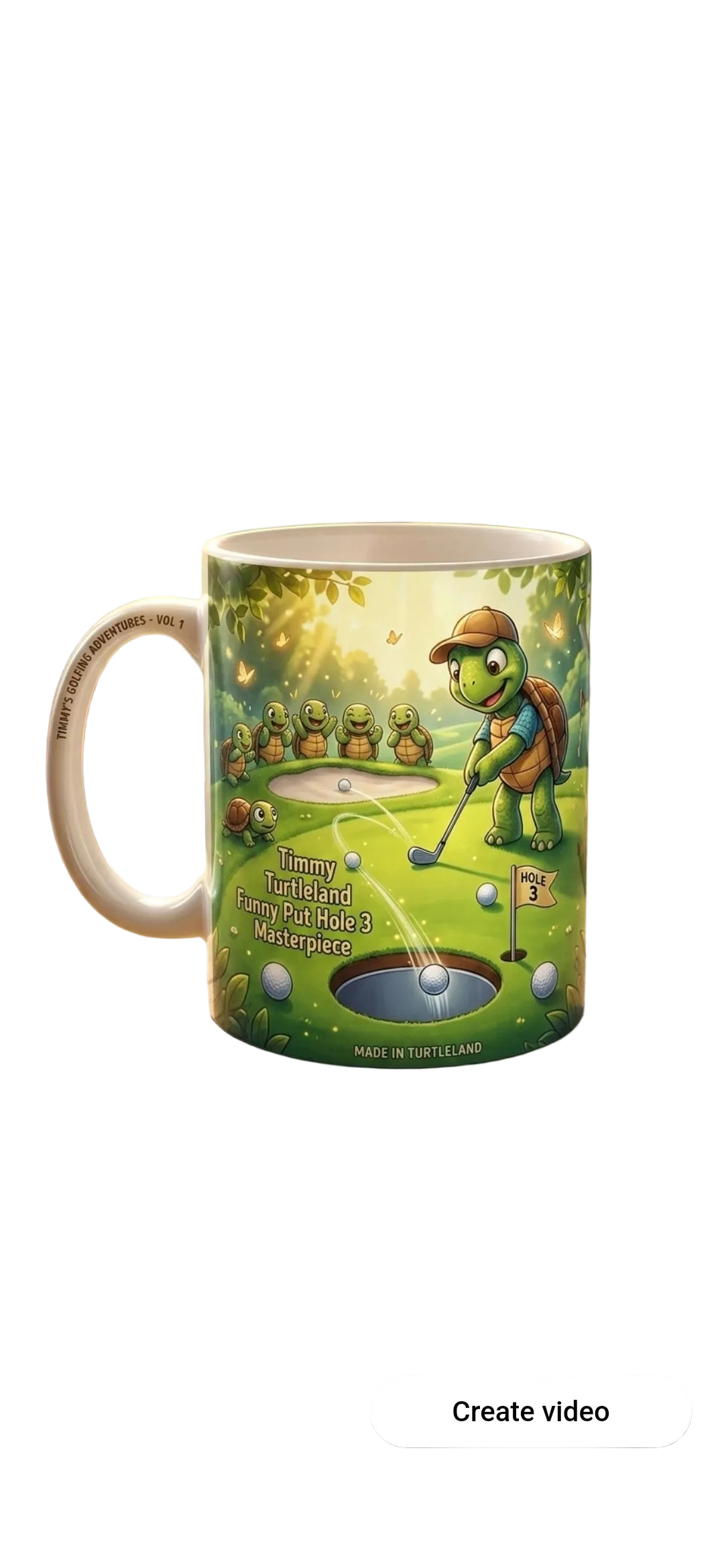 Timmy Turtles Golf Odyssey-Hole 3 The Put